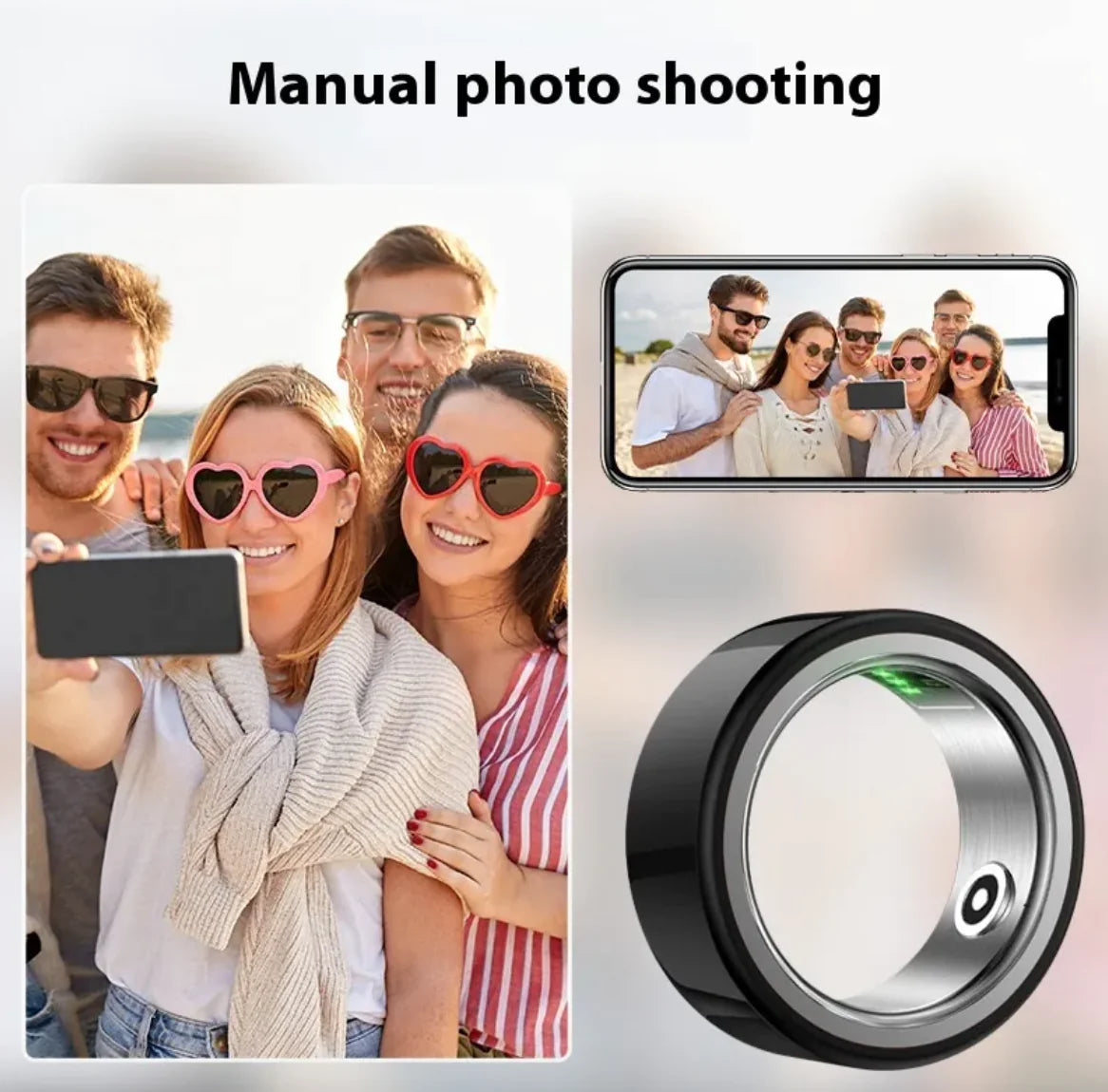 Ceramic Wellness Tracker Ring